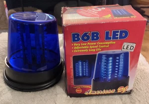 American DJ B6B LED Police Beacon--Blue (120VAC) - Picture 1 of 4
