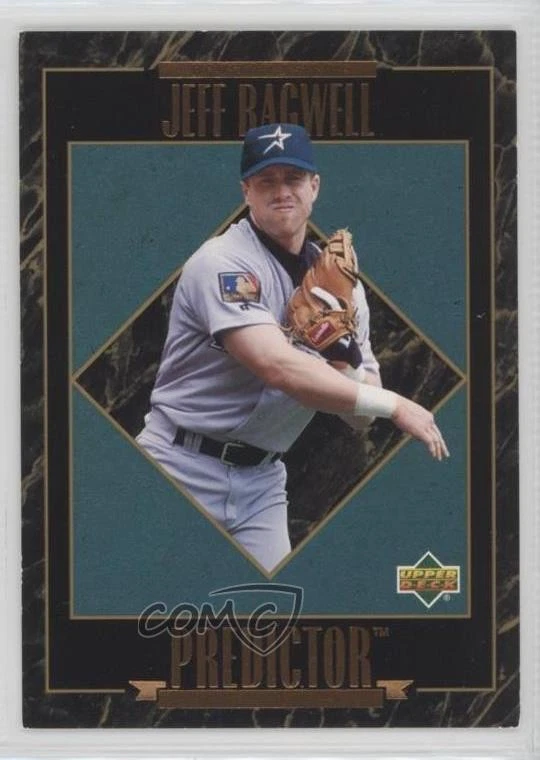 1995 Upper Deck Retail Predictor League Leaders Expired Redemptions Jeff Bagwell - Image 1 of 2