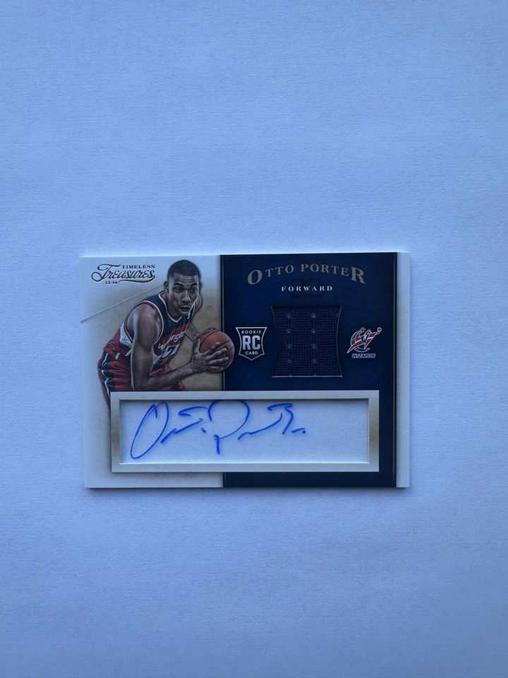 2013-14 Panini Timeless Treasures Otto Porter #107 Rookie Auto Jersey Relic RC - Image 1 of 4
