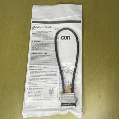 Cable Gun Lock 107 by Master Lock Company 2 keys new & sealed - Image 1 of 4
