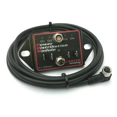 Cartek 4 Channel Power Distribution Module With No LED Push Button Switches - Image 1 of 2