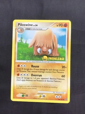 Pokemon Cards: Stormfront Prerelease: Piloswine 46/100 - Image 1 of 4