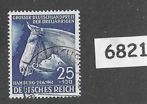 #6821 German derby horse race Sc B191 / 1941 Hamburg Third Reich era Germany - Picture 1 of 1