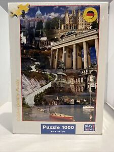 Sealed Brand New Puzzle 1000 St. Play Now, Stedenmix Hannover. Made In Germany