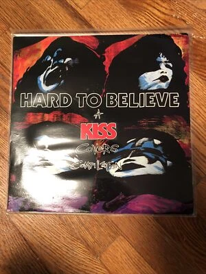 KISS RARE HARD TO BELIEVE TRIBUTE TO KISS LP VINYL Nirvana Kurt Cobain HTF OOP - Image 1 of 4