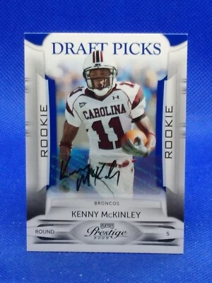 2009 Playoff Prestige /499 Kenny McKinley #162 Rookie Auto RC - Image 1 of 2