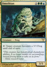 MTG magic cards 1x x1 Light Play, English Omnibian Dissension