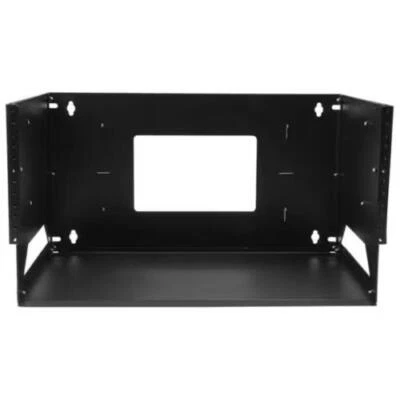 StarTech WALLSHELF4U 2 Post 4U Open Frame Wall Mount Rack w Shelf Adjust Depth - Image 1 of 4