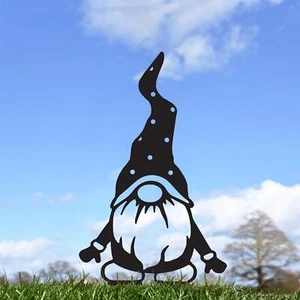Black Standing Gonk Gnome Silhouette - Picture 1 of 5