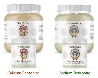 Tarro de arcilla de bentonita en polvo máscara facial de grado alimenticio arcilla curativa india azteca Foto 1 de 4