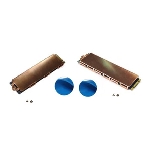 Copper Heat Sink Replacement Parts Metal Solid State Hard Disk Cooler for Laptop - Bild 1 von 18