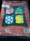 Needle Treasures Cross Stitch Kit Holiday Flair Pillow T49931