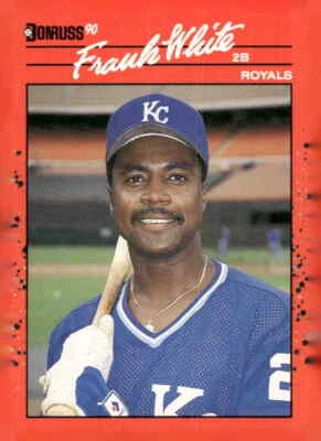 1990 Donruss #262a Frank White - Image 1 of 2
