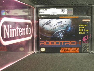 Super Nintendo SNES Robotrek New in Box Factory Sealed VGA 80+ Near-Mint RARE - Image 1 of 4