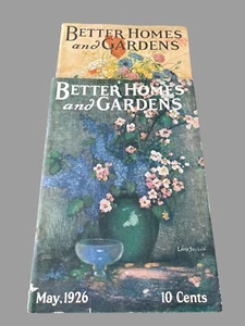 Antique Better Homes And Gardens Magazines May & September 1926 Full Size Ads - Picture 1 of 7