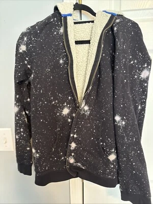 Sudadera con capucha Lands End Boys XL con estampado de estrellas Foto 1 de 4
