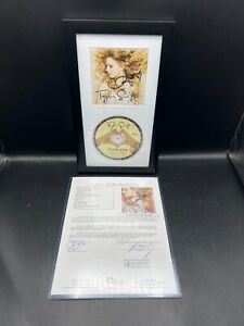 Taylor Swift Signed Autograph Original Fearless 2008 CD Album Framed JSA LOA
