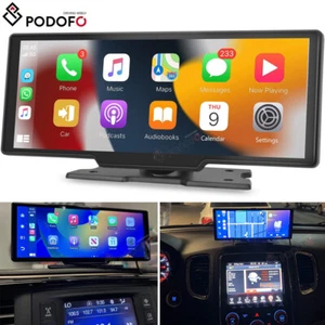 10.26" 2K Touchscreen Wireless Apple CarPlay Android Auto Tragbares Autoradio FM - Bild 1 von 16