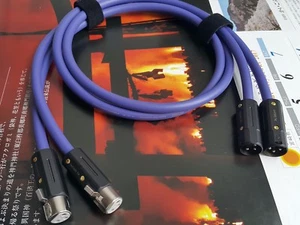 1 par de cables de audio de interconexión Furutech XLR 1 M conector de rodio cobre PCOCC - Imagen 1 de 4