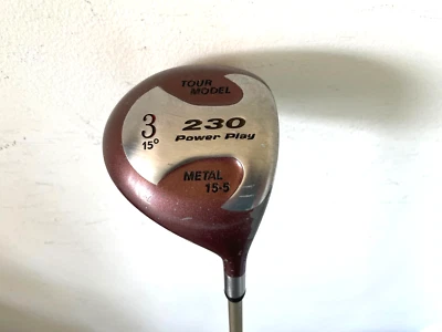 Power Play Tour Model 230 3 Fairway Wood 15 Degree Golf Club RH Right-Handed 41" - Image 1 of 4