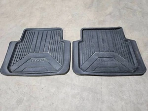 JDM RHD OEM Toyota Hilux Surf N185 Used All Weather Rear Floor Mats 1995-2002 - Picture 1 of 9