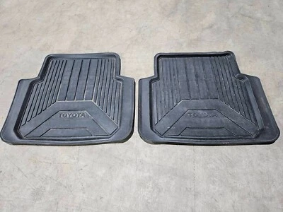 JDM RHD OEM Toyota Hilux Surf N185 Used All Weather Rear Floor Mats 1995-2002 Foto 1 de 4