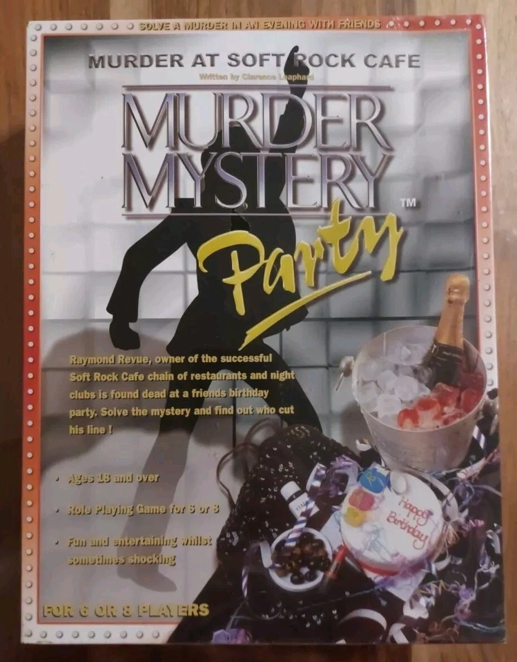 Murder Mystery Diner Party at Soft Rock Café BV Leisture 2000