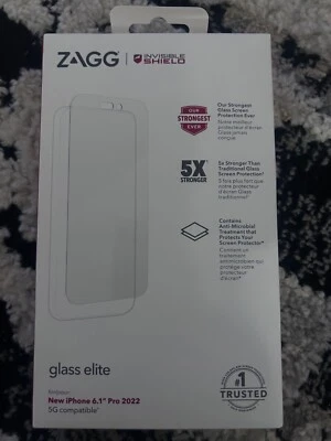 Zagg Invisible Shield Glass Elite Biometric Screen Protector -iPhone 14 product - Image 1 of 4