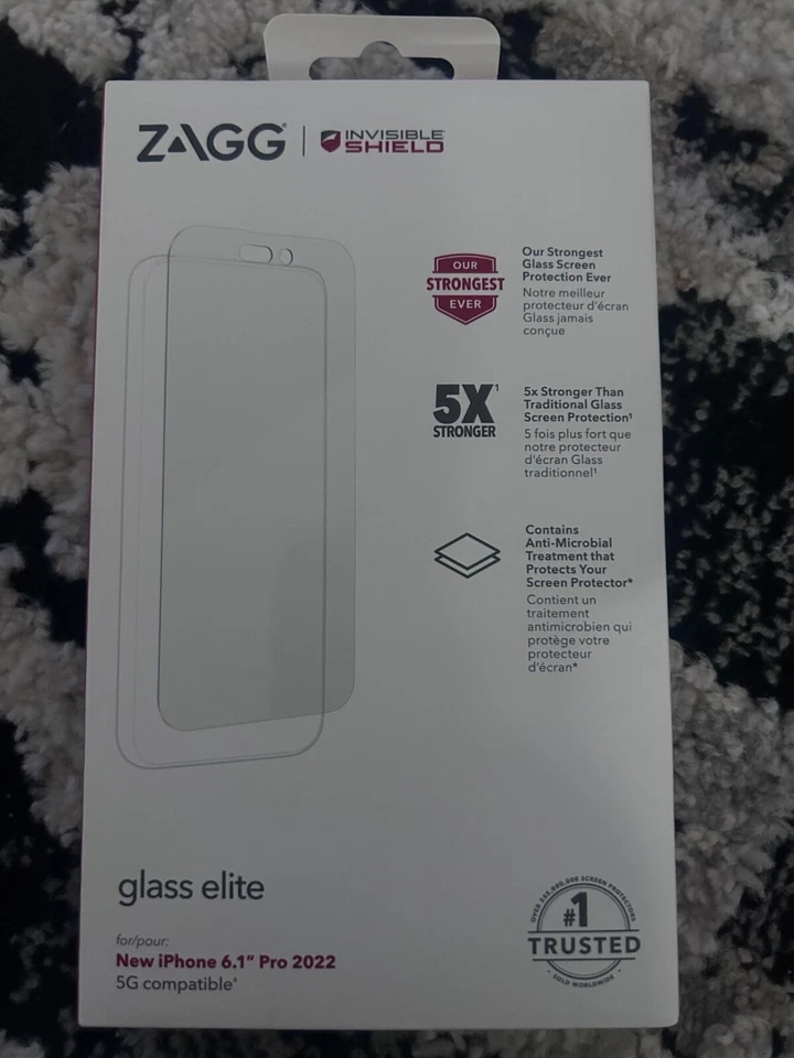ZAGG Invisible Shield Glass Elite Screen Protector for Apple iPhone 14 Pro