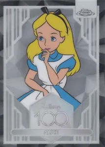 Topps Disney Chrome 100 Years Base Card No. 44 Alice - Picture 1 of 2