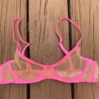 Savage X Fenty Nude Neon Pink Unlined Bra 34A