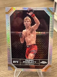2024 Topps Chrome UFC Refractor Paddy Pimblett Lightweight #151 - Imagen 1 de 2