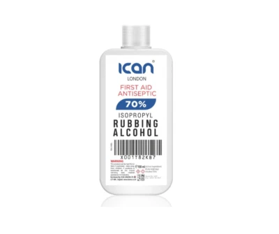 ican London Isopropyl Rubbing Alcohol 70% First Aid Antiseptic 100ml