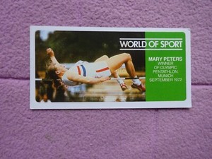 WEETABIX - WORLD OF SPORT # MARY PETERS  (LAST QUESTION POLO) VG/EXC