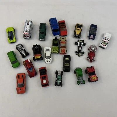 Lot Of 23 Various Toy Cars Matchbox Hotwheels Keeps NASA Police Race Fast Ship - Image 1 of 4