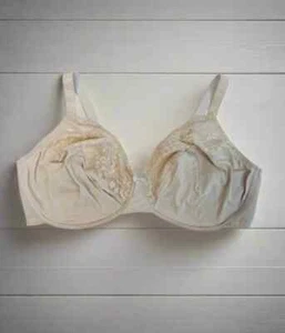 Ex M*S non wired Bra Nude Soft Cup Non Padded Full Cup Lace 42G 42F - Picture 1 of 4