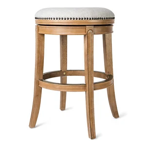Maven Lane Backless Bar Stool in Weathered Oak Finish (For Parts) - Picture 1 of 6