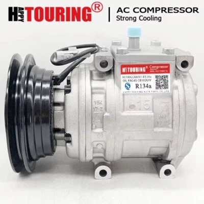 Compresor de aire acondicionado 10PA15L 88310-60770 para Toyota Land Cruiser HDJ HZJ 4,2 L 1990-2007 Foto 1 de 4