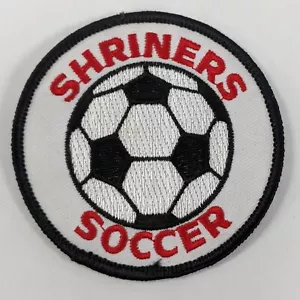 Parche bordado de fútbol Shriners - Imagen 1 de 2