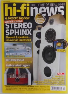 Hi-Fi News &Record Review magazine Dec 25 Element 3 speakers +Pathos InPol Legac - Picture 1 of 1