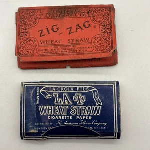 Vintage wheat straw cigarette paper zig zag LA - Picture 1 of 12
