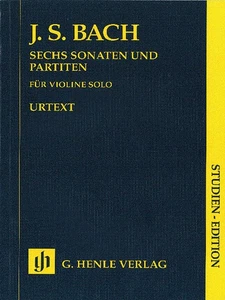 Study Score J.S. Bach Sonatas & Partitas BWV 1001-1006 Violin Henle Urtext Book - Picture 1 of 1