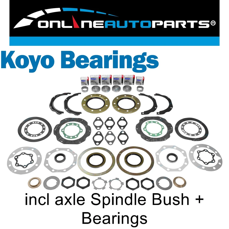 Swivel Hub King Pin Bearing +Seal Kit for Toyota Landcruiser 80 100 105 Series - Image 1 of 1