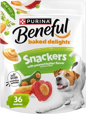 Purina Beneful Dog Training Treats, Baked Delights Snackers, 36 Oz. Pouch - Image 1 of 4