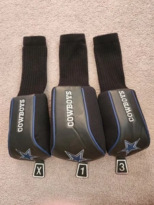 3er Set NFL Dallas Cowboys Golf Long Neck Headcovers 1 3 x McArthur Open Box - Bild 1 von 4
