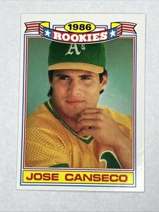 1987 Topps 1986 Glossy Rookies #3 Jose Canseco Oakland Athletics RC Rookie - Picture 1 of 2