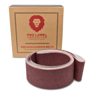 2 x 42 Zoll Flexible Aluminiumoxid Mehrzweck Schleifbänder für Holzbearbeitung... - Bild 1 von 6