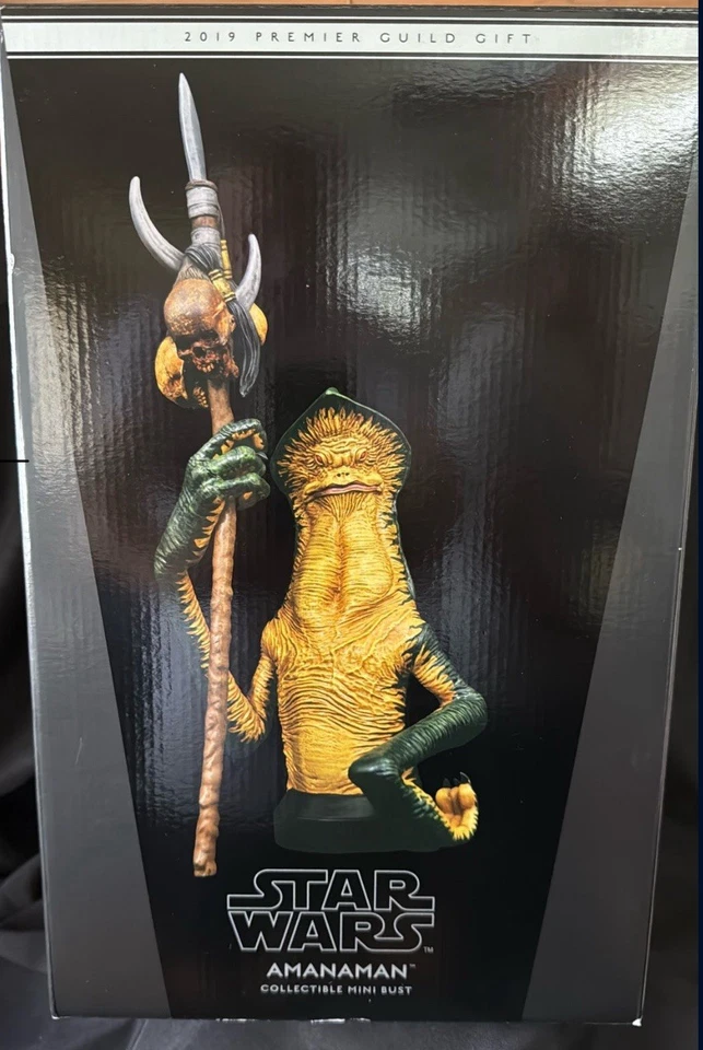 Mini Busto 500 Abierto Star Wars Gentle Giant Amanaman Premier Guild Exclusivo Foto 1 de 1