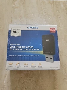 Linksys WUSB6100M Ac600 WiFi Dual-Band Micro USB Adapter - Bild 1 von 6