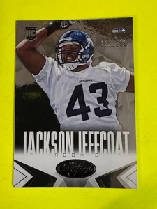 69523 2014 Certified #127 Jackson Jeffcoat SEAHAWKS RC 682/999 - Picture 1 of 3